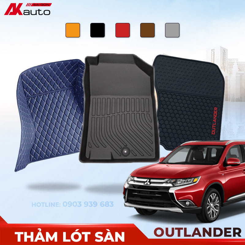 Thảm Lót Sàn Mitsubishi Outlander