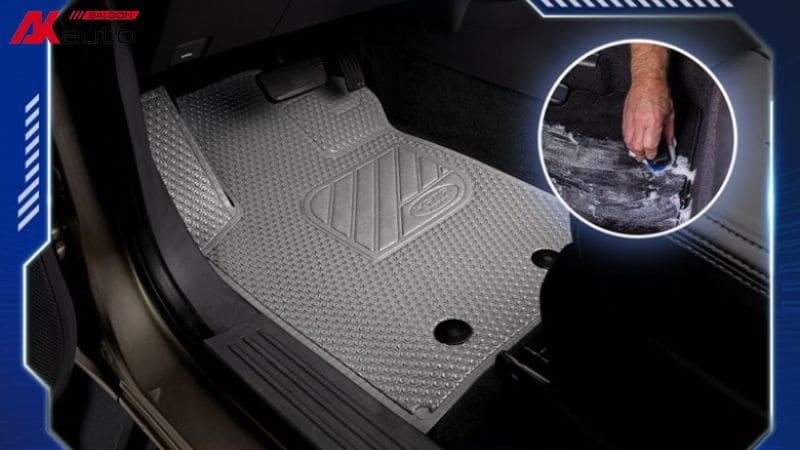 Mẫu thảm màu da xám cho xe Subaru Forester