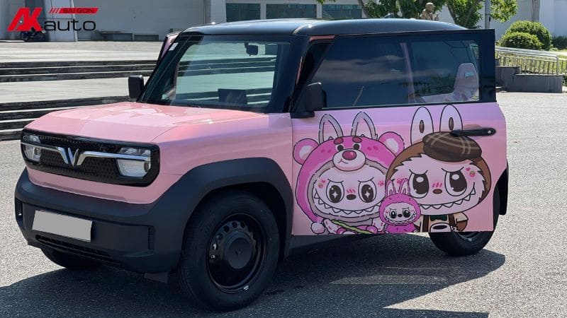 Mẫu tem dán Labbu dễ thương