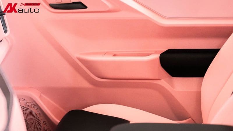 Mẫu độ VF3 hồng đẹp cho khoang nội thất