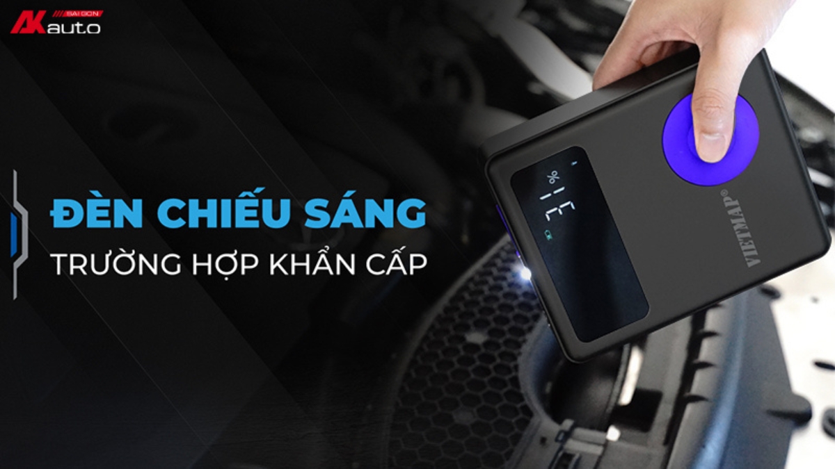 Vietmap DK-MF139 tích hợp đèn LED chiếu sáng đa năng tiện lợi