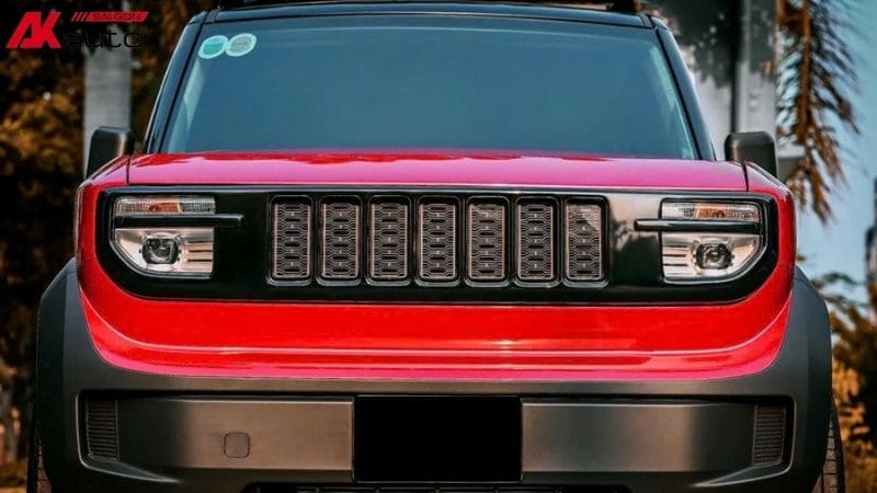 Độ calang cho VinFast VF3 đỏ