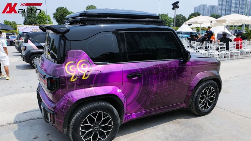 Vinfast VF3 tím độ chất chơi, tự tin thể hiện cá tính