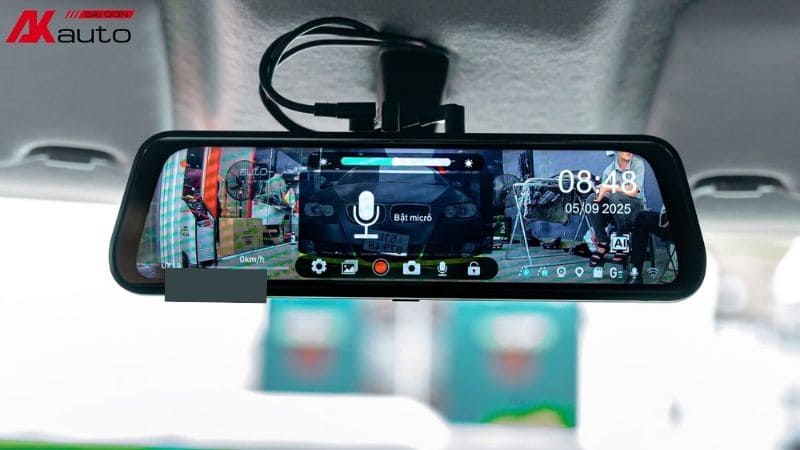 Camera hành trình - Phụ kiện không thể thiếu của VInfast VF3 xanh rêu