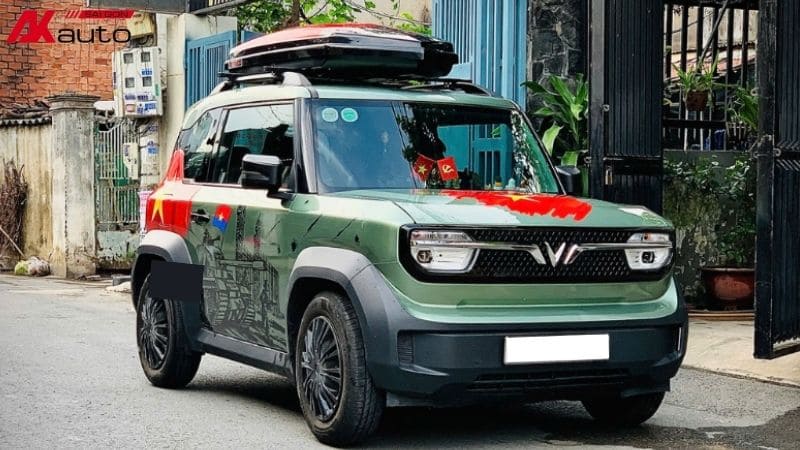 Trang bị cốp nóc phi thuyền tăng diện tích chứa đồ cho VF3