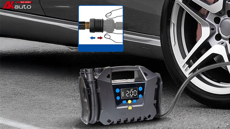 Máy bơm lốp ô tô Michelin 17903 2 chế độ