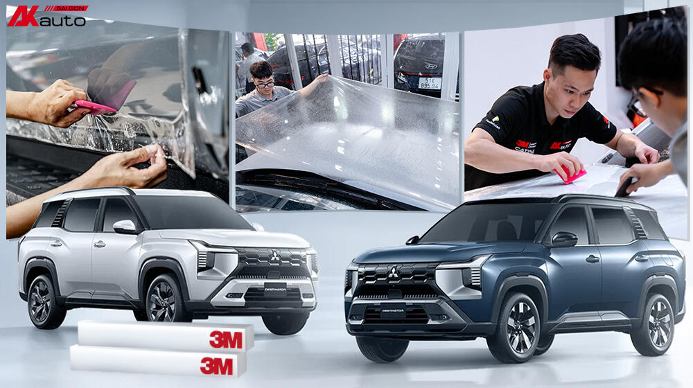 Dán PPF bảo vệ lớp sơn zin cho xe Mitsubishi Destinator