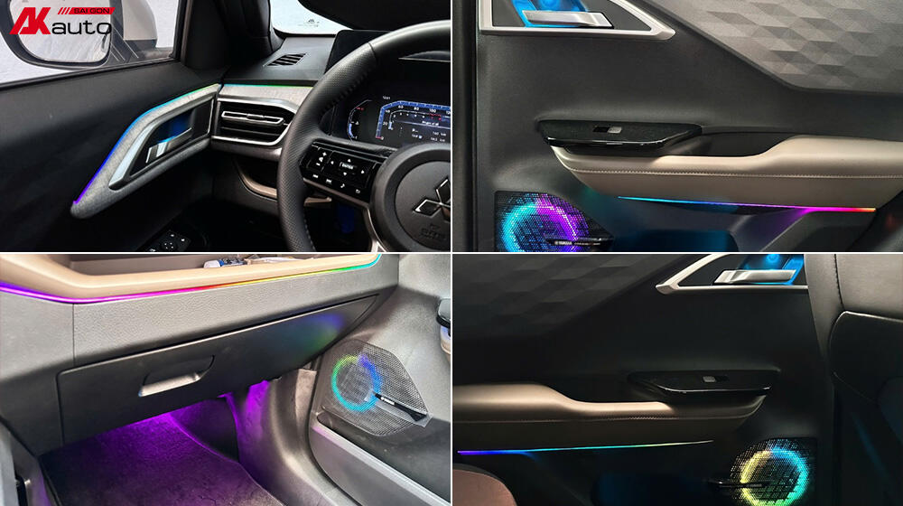 Lắp LED nội thất Mitsubishi Destinator