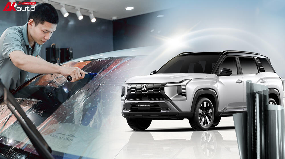 Dán phim cách nhiệt cho xe Mitsubishi Destinator