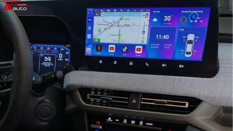 Android Box Vietmap cho xe Mitsubishi Destinator có cấu hình mạnh mẽ