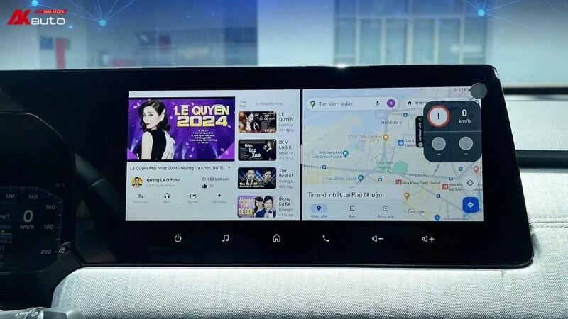 Android Box Mitsubishi Destinator có giao diện trực quan, dễ sử dụng