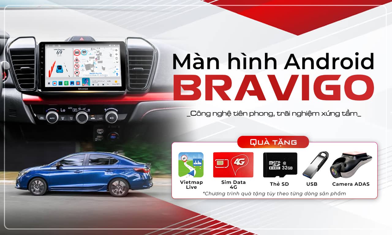 Banner Màn Hình Bravigo - AKauto mobile