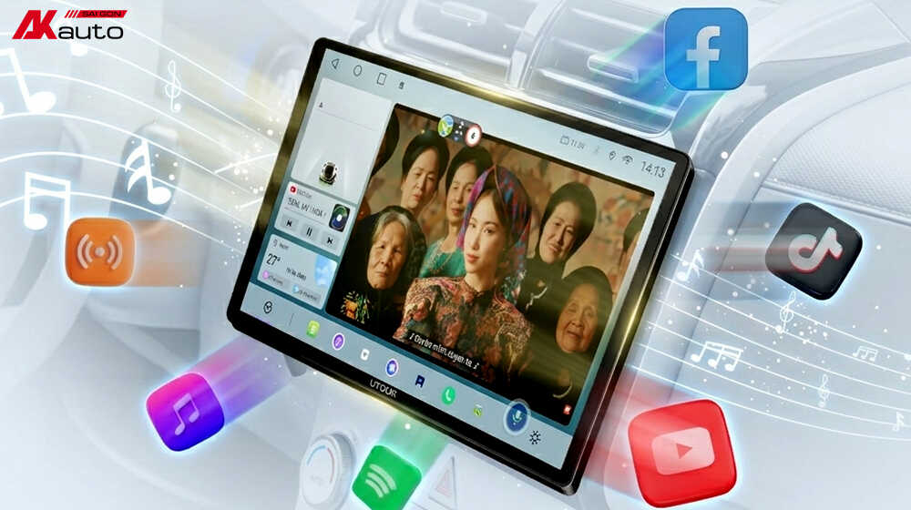 Màn hình android ô tô Utour