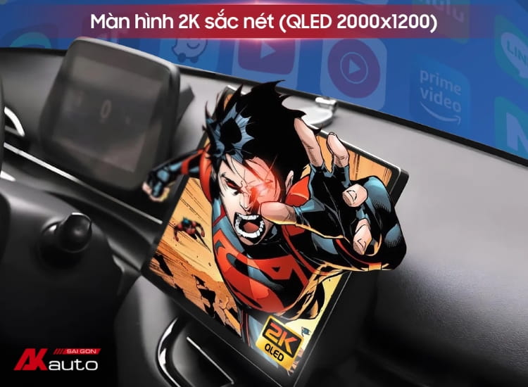Màn hình Bravigo VF5 Max hiển thị 2K rõ nét và chân thực