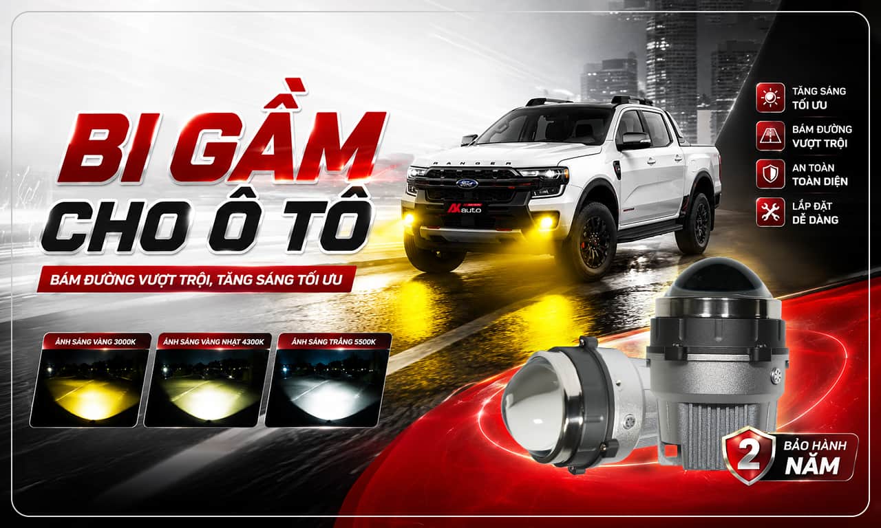 Độ đèn bị gầm ô tô AKauto - mb