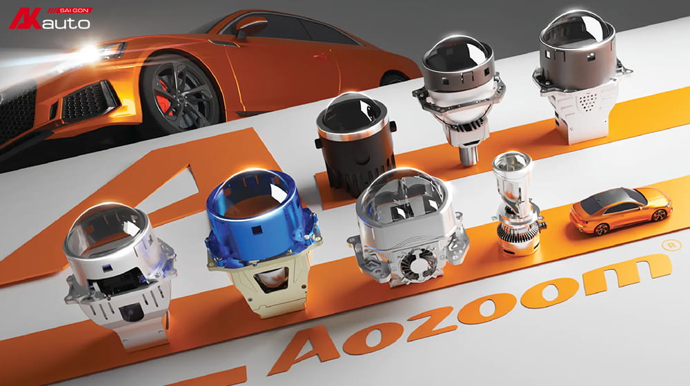 Bi gầm Aozoom đa dạng kích thước, phù hợp với nhiều dòng xe
