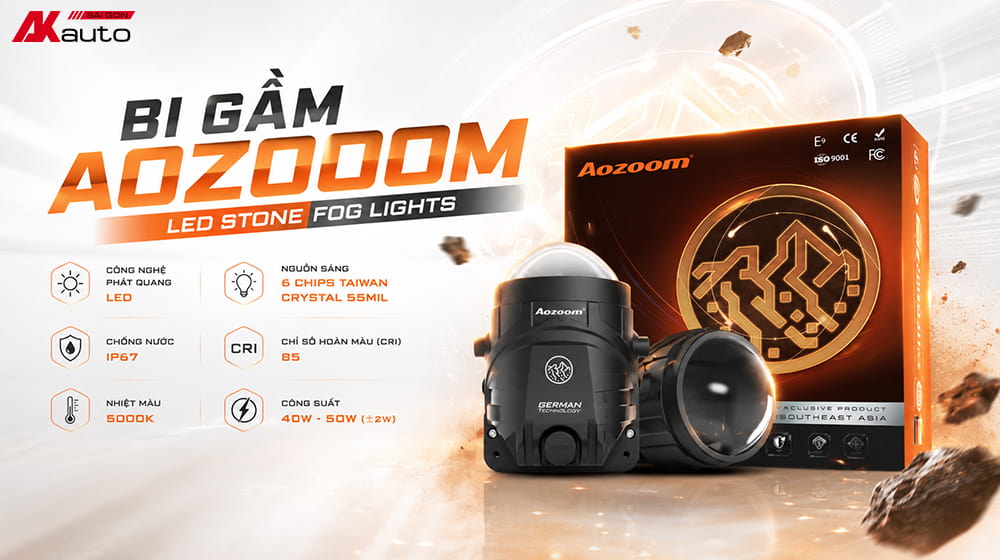 Đèn bi gầm Aozoom LED Stone Fog Lights