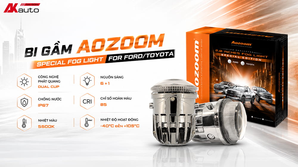 Bi gầm Aozoom Special Fog Light For Ford/Toyota