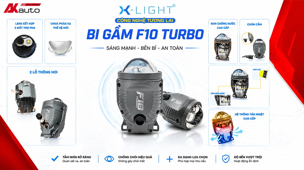 Bi gầm cho xe ô tô của thương hiệu X-Light
