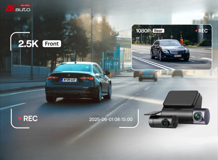 Camera hành trình 70mai A410 ghi hình kép trước và sau xe