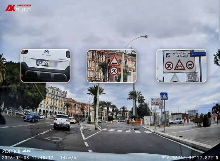 Camera hành trình 70mai A810 Lite có khẩu độ lớn, ghi hình siêu nét