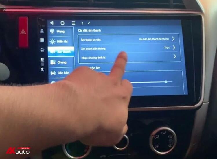 Lỗi màn hình android ô tô bị tắt tiếng