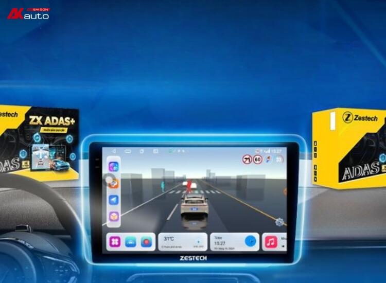 Màn Hình Zestech ZX ADAS+ liền camera 360 sở hữu cấu hình mạnh mẽ, thiết kế đẹp mắt