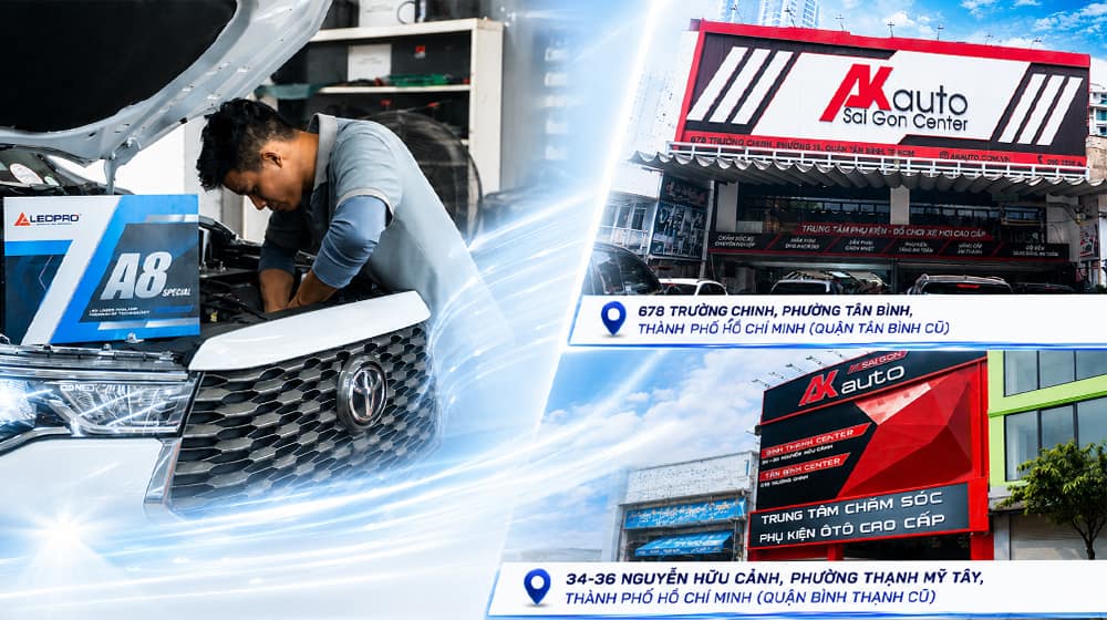AKauto - Trung tâm phân phối và lắp đặt bi gầm LEDPRO chính hãng tại TP.HCM