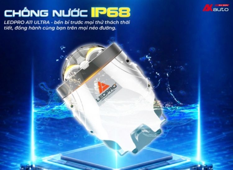 Bi gầm LEDPRO A11 Ultra đạt chuẩn chống nước IP68