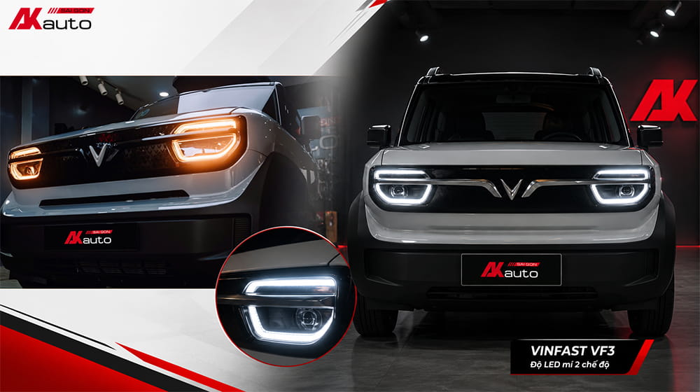 Độ đèn ô tô hạng mục LED mí