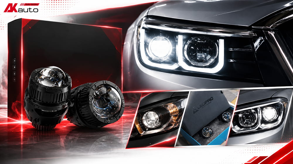 Độ đèn ô tô hạng mục bi LED pha