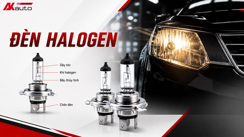 Đèn halogen cho xe ô tô