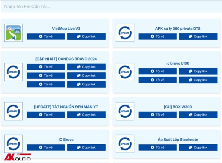 Chủ xe chỉ sử dụng bản cập nhật phần mềm cho màn hình Android ô tô được công bố từ nhà sản xuất