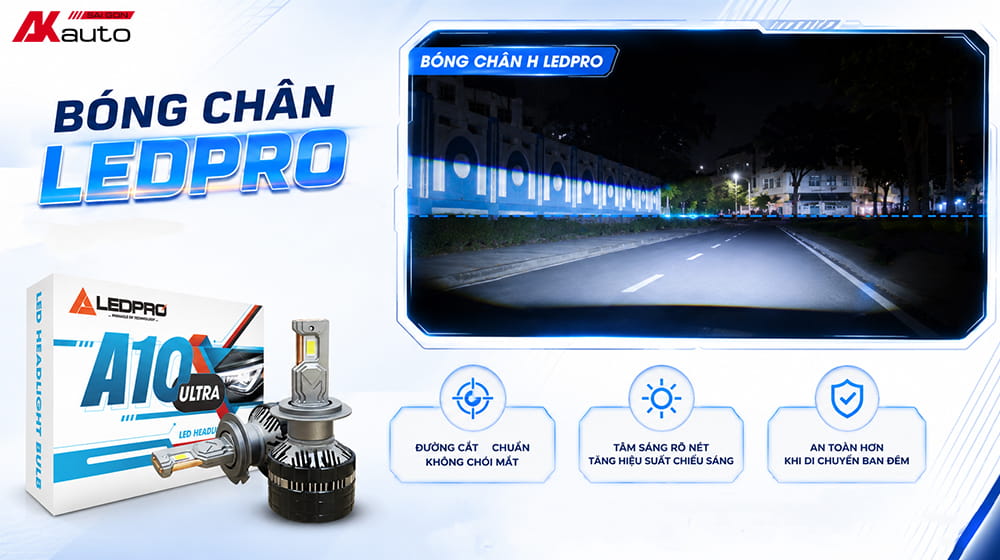 Ngoài bi gầm LEDPRO còn có bóng chân H