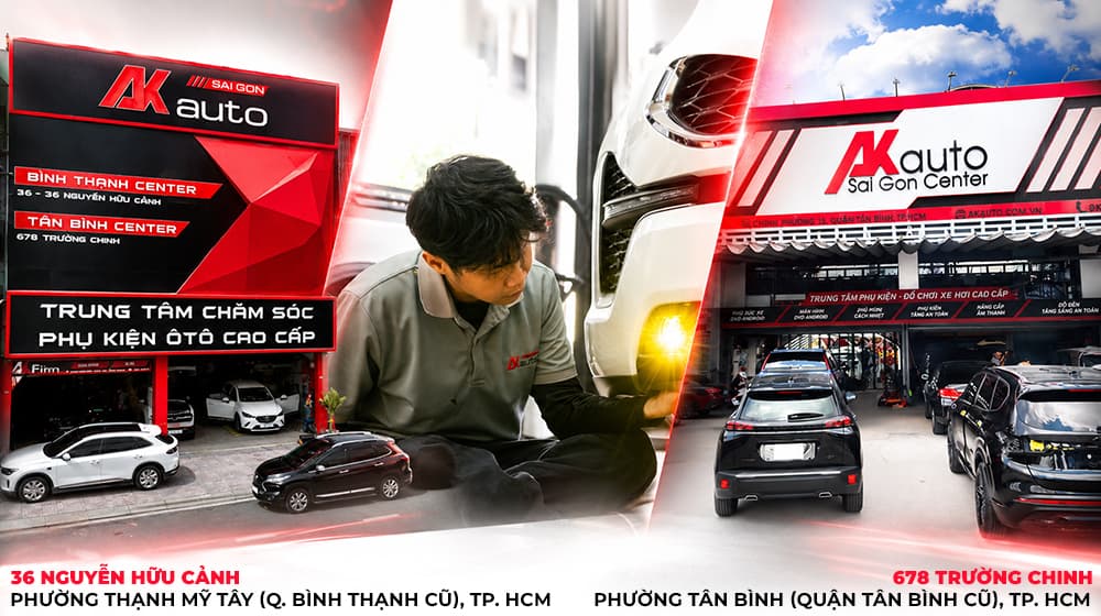 Trung tâm AKauto độ đèn ô tô chuyên nghiệp