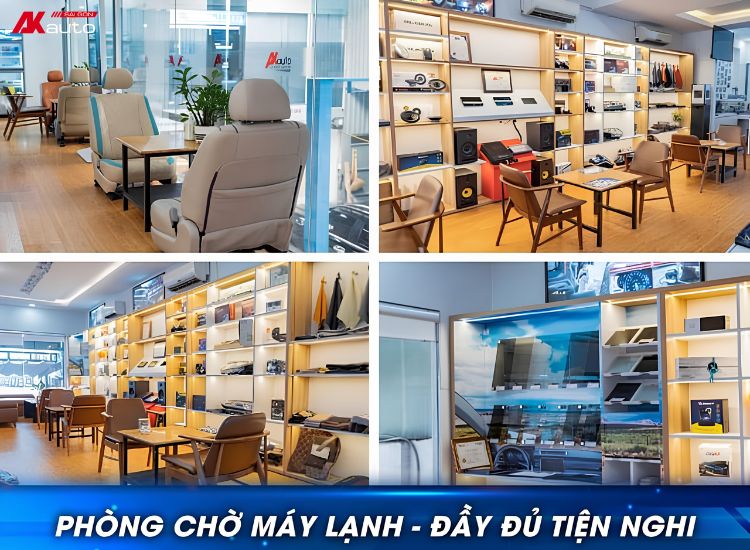 AKauto Tân Bình có không gian tư vấn, phòng chờ sang trọng, khu vực trưng bày trực quan