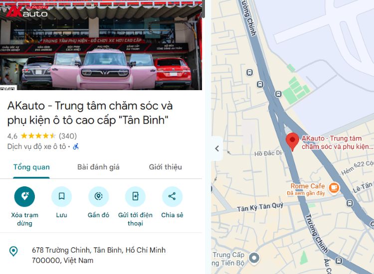 AKauto Tân Bình sở hữu vị trí đắc địa, thuận tiện di chuyển