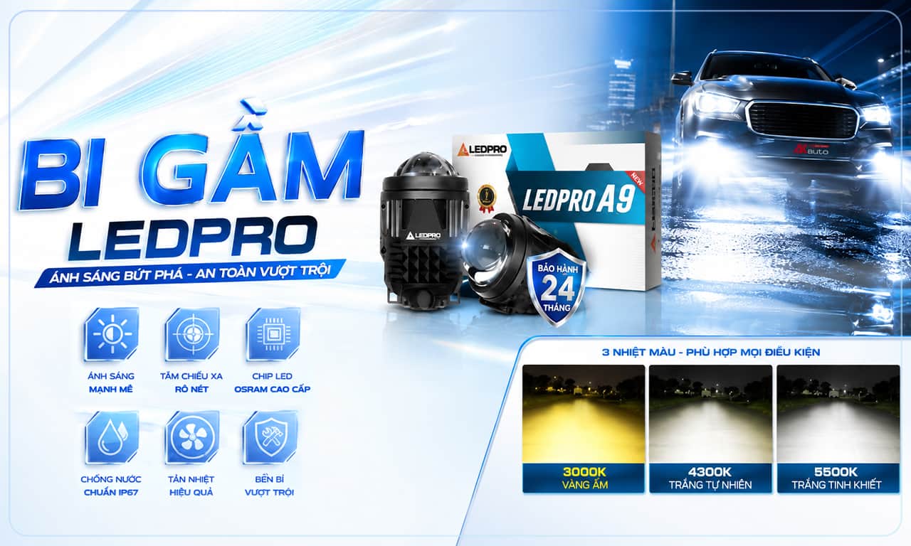 Banner Đèn Bi Gầm LEDPRO AKauto mb