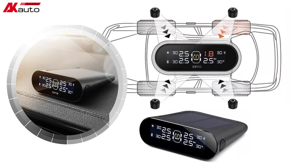Cảm biến áp suất lốp van ngoài của 70mai Midrive T02