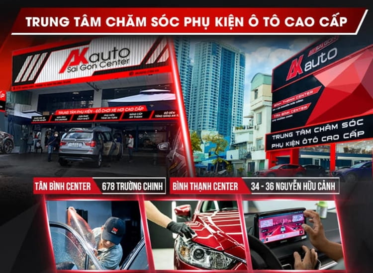 AKauto sở hữu 2 chi nhánh ở vị trí thuận tiện cho mọi khách hàng ở TP.HCM và khu vực lân cận