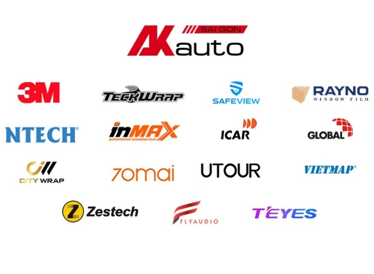 AKauto tự hào hợp tác với các thương hiệu hàng đầu Việt Nam và thế giới