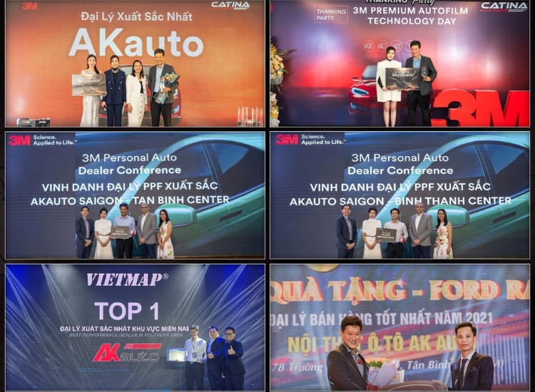 AKauto liên tiếp được các thương hiệu lớn công nhận và vinh danh hằng năm