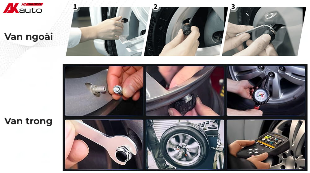 Quy trình lắp đặt cảm biến áp suất lốp Xiaomi chuẩn kỹ thuật tại AKauto