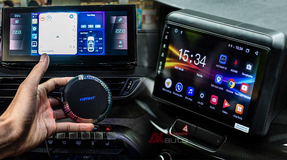 Nên trang bị Android Box nếu xe hỗ trợ Android Auto/Apple Carplay và muốn giữ màn hình zin