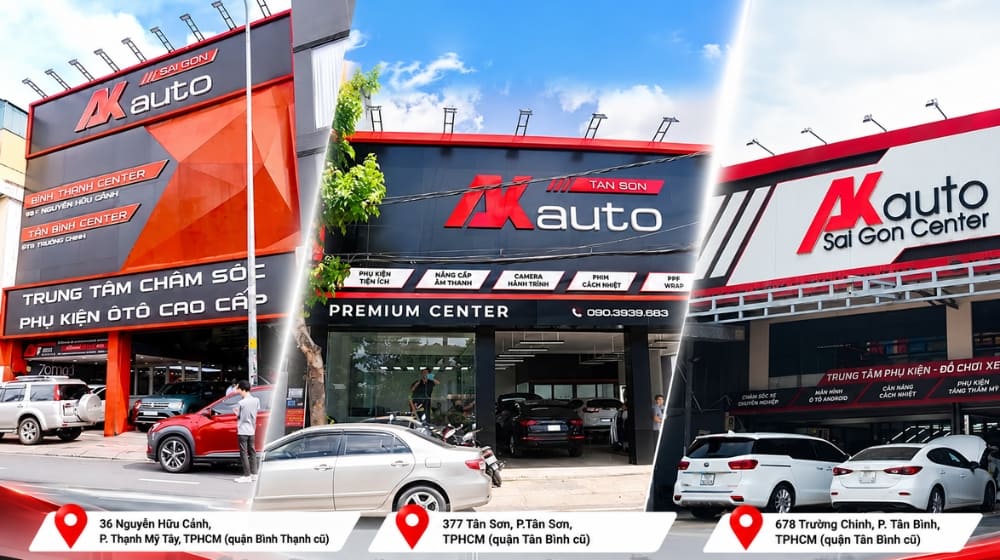 AKauto chuyên phân phối và thi công dán phim cách nhiệt ô tô