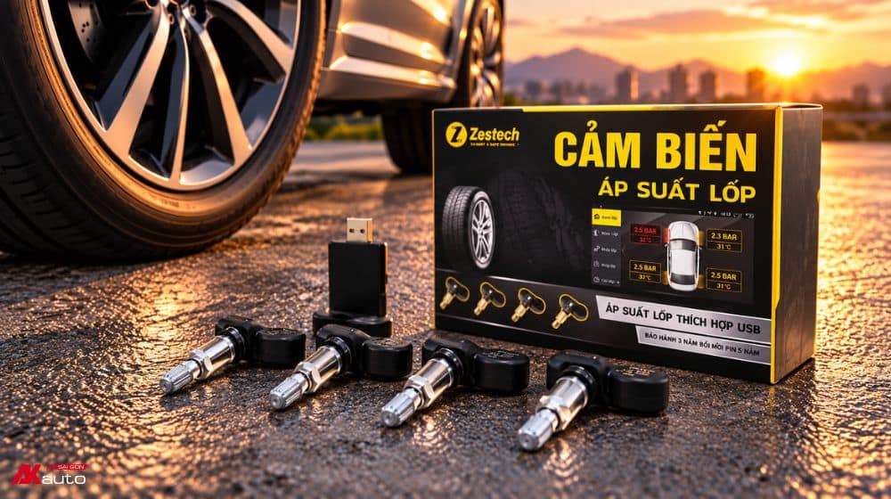 Cảm biến áp suất lốp ô tô Zestech